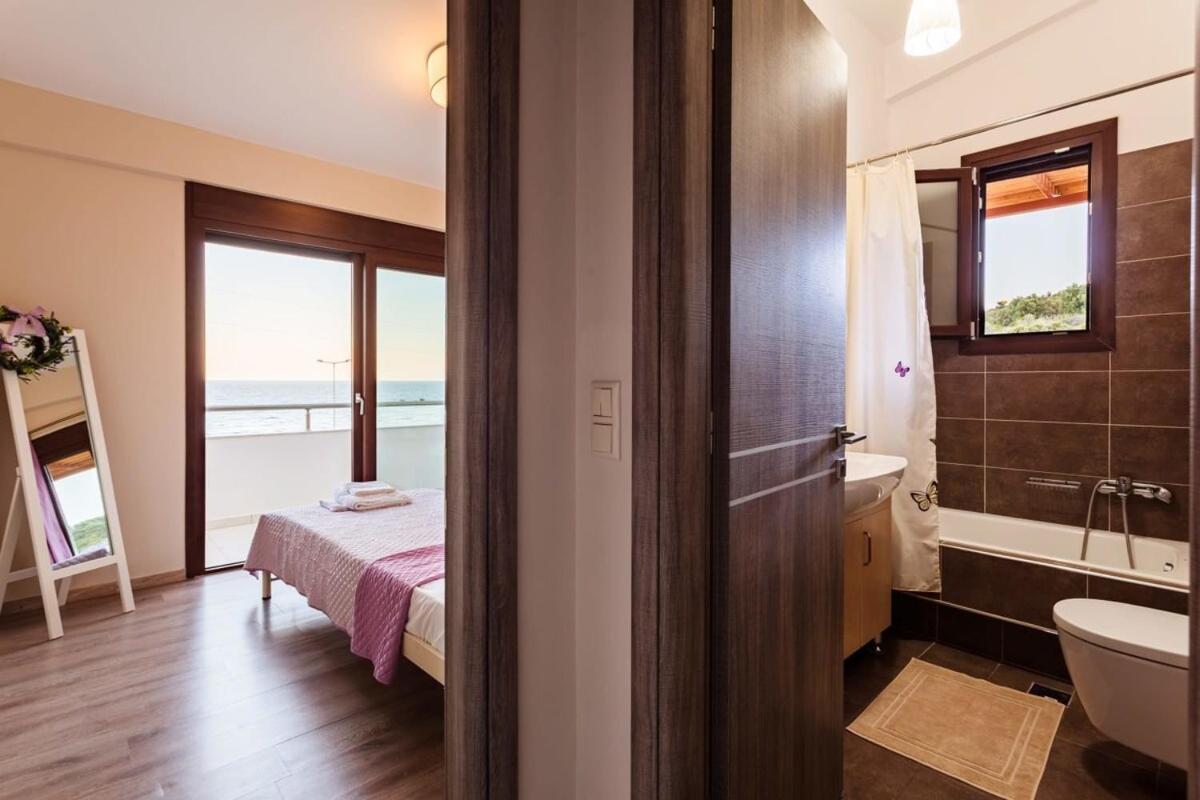 Villa Armonia - Beachfront Majestic Retreat Petalídhion 외부 사진