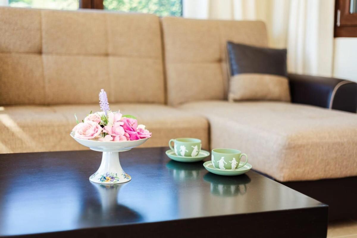 Villa Armonia - Beachfront Majestic Retreat Petalídhion 외부 사진